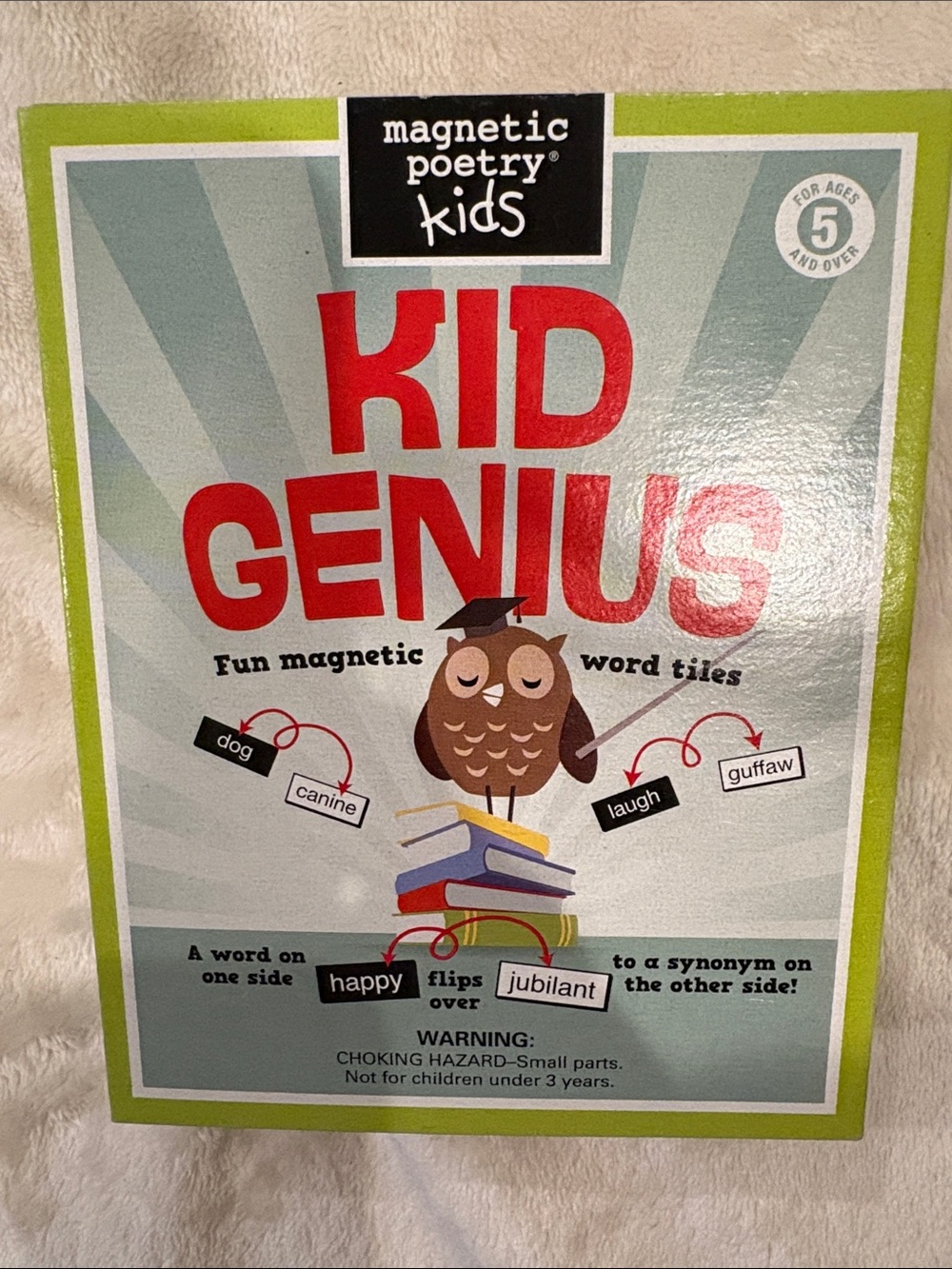 Magnetic Poetry Kids Kid Genius Magnetic 220 Word Tiles